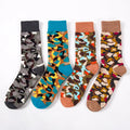 Wholesale Camouflage Women Cotton Socks Couples Crew Socks