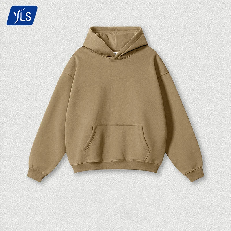Winter 345G Streetwear Oversized Long Sleeve Custom Graphics Blank High Quality Hoodies Wholesale