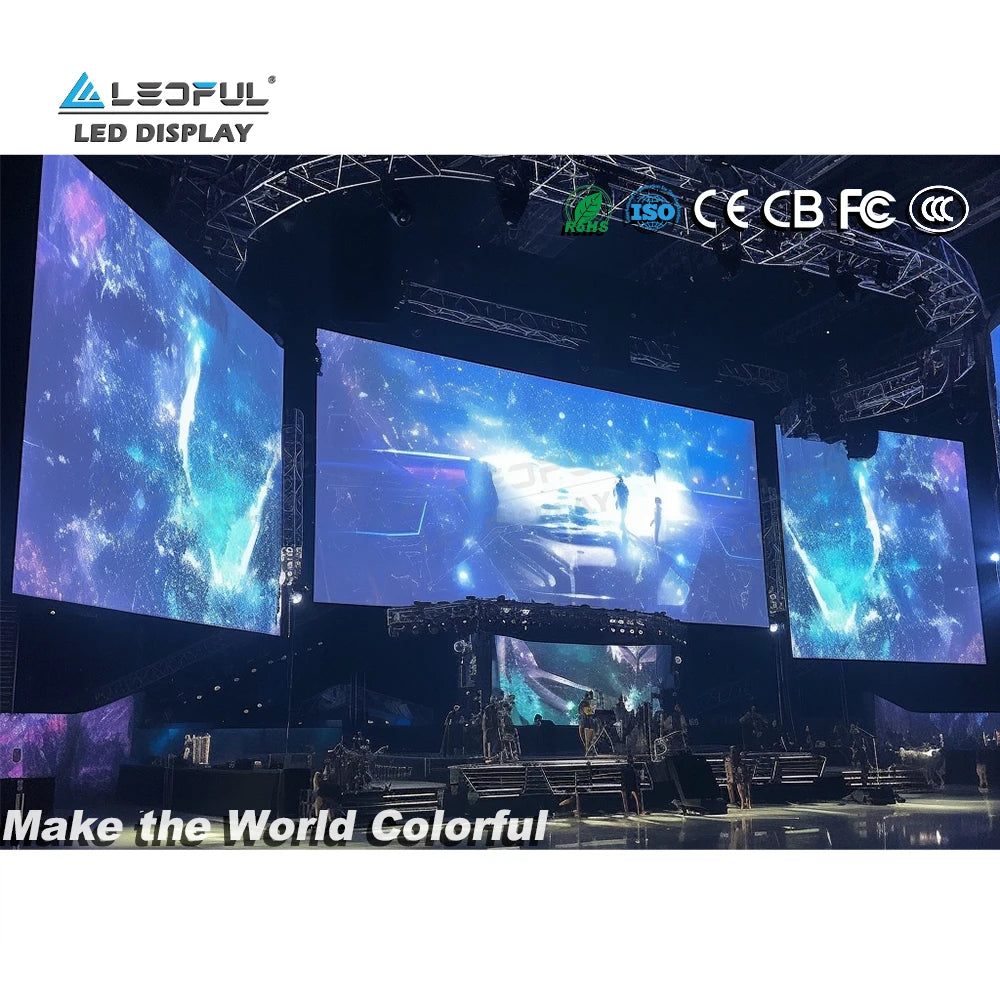 Church Stage Backdrop Events Hire London Giant Wedding Stage SMD Display Panels P3.91 P3.9 500*500MM Cabinet Video Wall