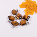 DIY Creative Chinese Girlfriend Gift Pendant Charm Yellow tiger Eye Sector Pendant Jewelry
