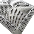 Upgrade Anti-Slip Black Interlocking Garage Floor Tiles Waterproof Flexible Drainage System PP Vented Outdoor Workshop Removable