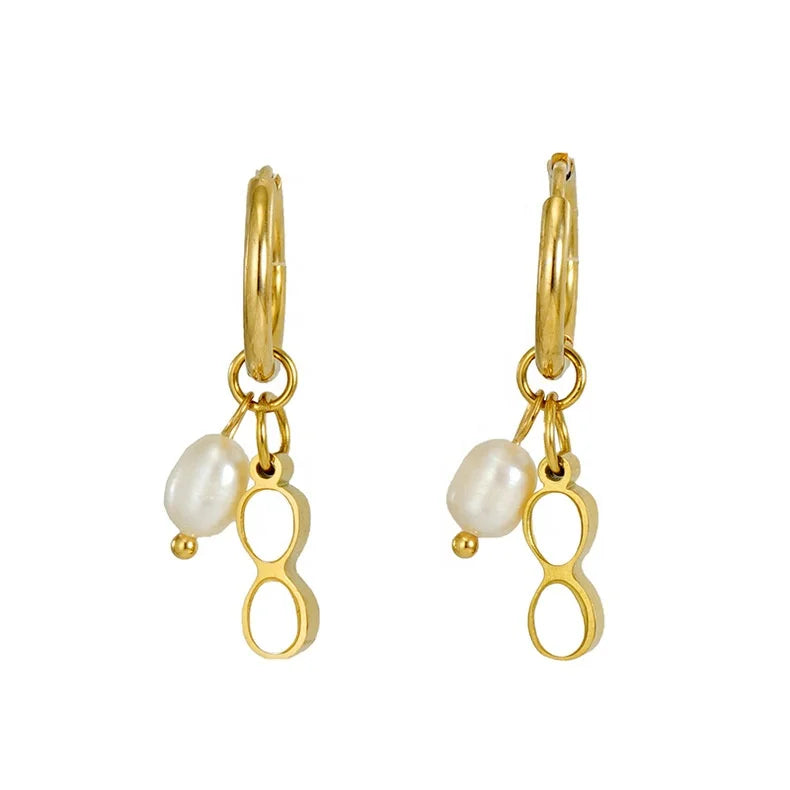 Stylish Light Luxury Earrings Fashion Jewelry Stainless Steel Earrings for Women