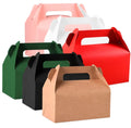 25pcs Kraft Brown Take Out Boxes Disposable Snack Containers Fried Chicken French Fry Box Holders Paper Snack Holders