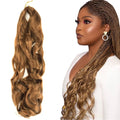 Wavy Braiding Hair 150g French Spiral Curl Ocean Wave Crochet Spiral Curl Hair Braid French Curly Braiding Hair