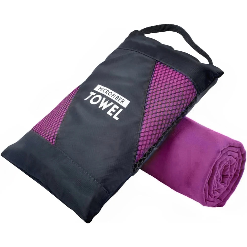 Camping Towel - Camping Accessories Quick Dry Microfiber Towel for Travel Hiking Yoga Workout and Backpacking