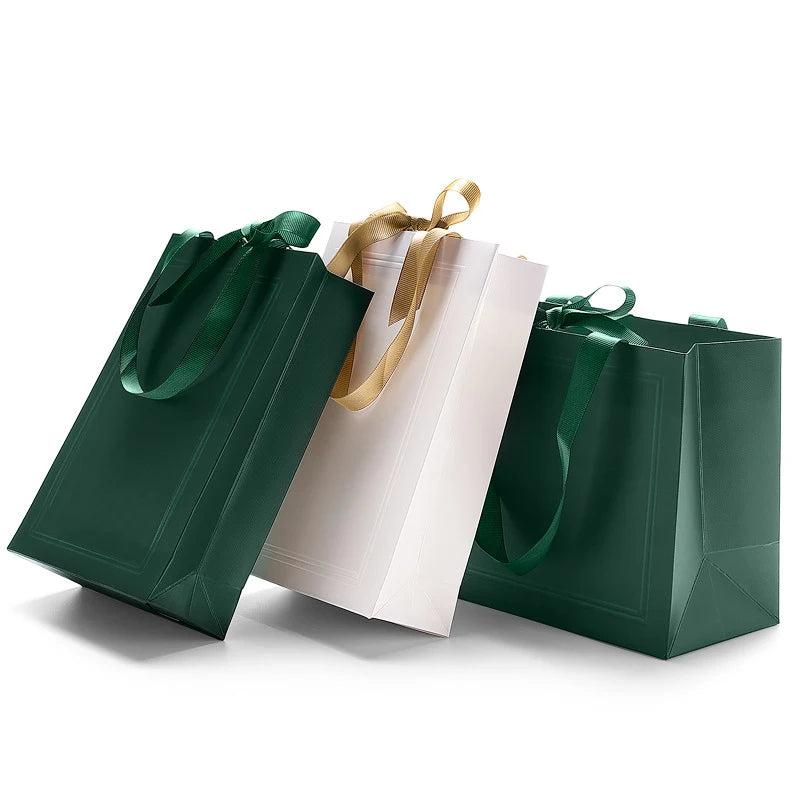 Eco-friendly in Stock Lower Moq Jewelry Necklace Perfume Bottle Cosmetic Package Thank You Gift Paper Bags With Ur Own logo