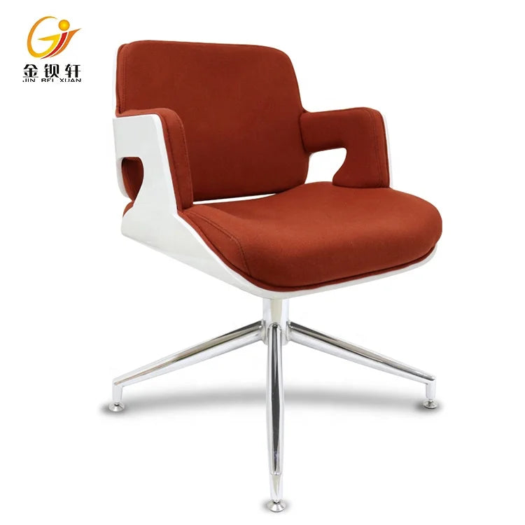 2025 New Contemporary Bentwood Luxury Synthetic Leather Adjustable Height Aluminum Alloy Base Swivel Computer Office Chair