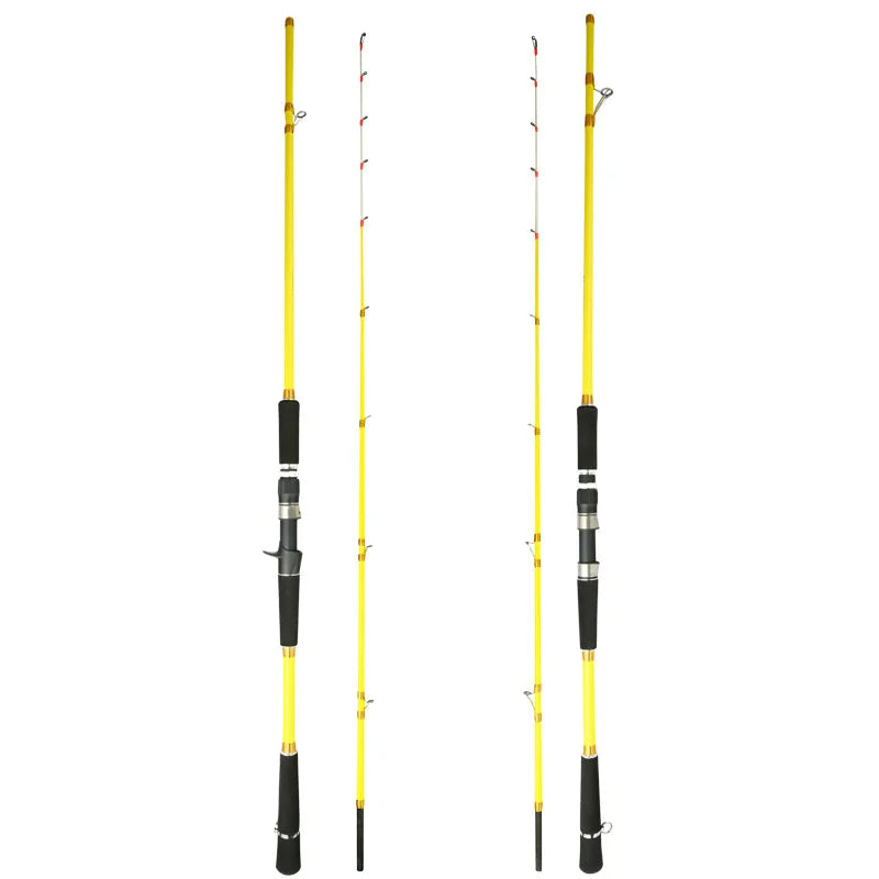 2.1m 2.4m Hard Casting Handle Straight Handle Eva Handle Night Luminous Boat Fishing Rod Spinning