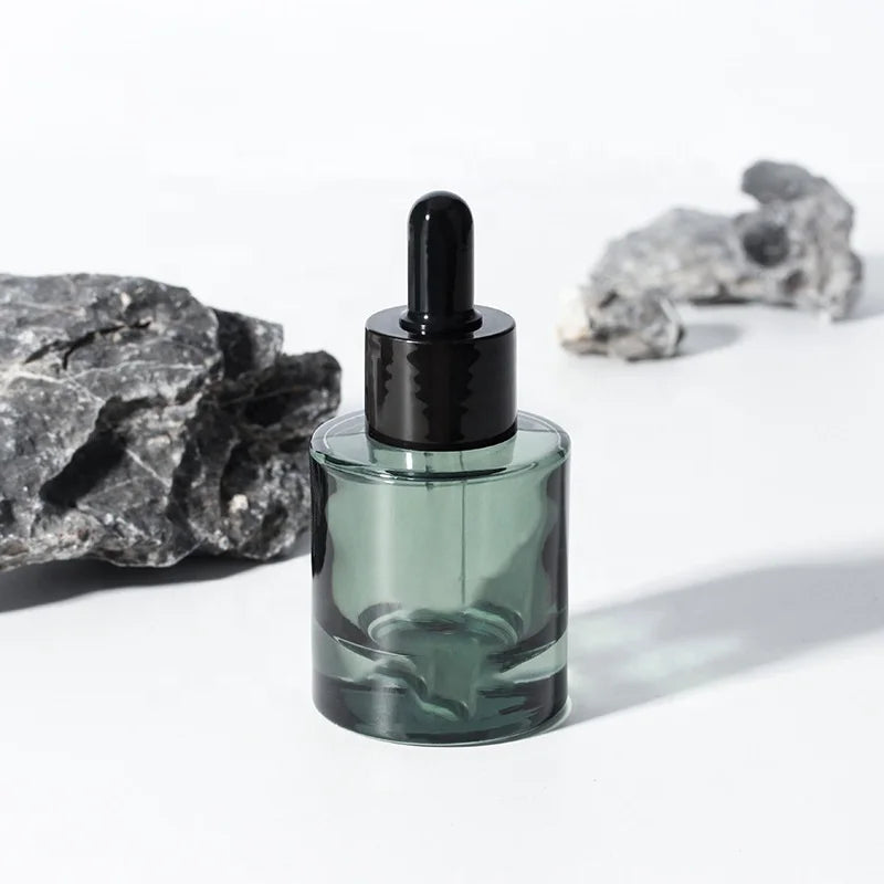 Luxury Skincare 30ml 40ml 50ml 100ml 120ml Lotion Glass Dropper Bottle Low Moq Custom Essential Oil Serum Glass Bottle