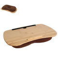Portable Bamboo Laptop Cushion Desk Pillow Table Wooden Tablet Support Holder Lap Desk with Pillow Cushion