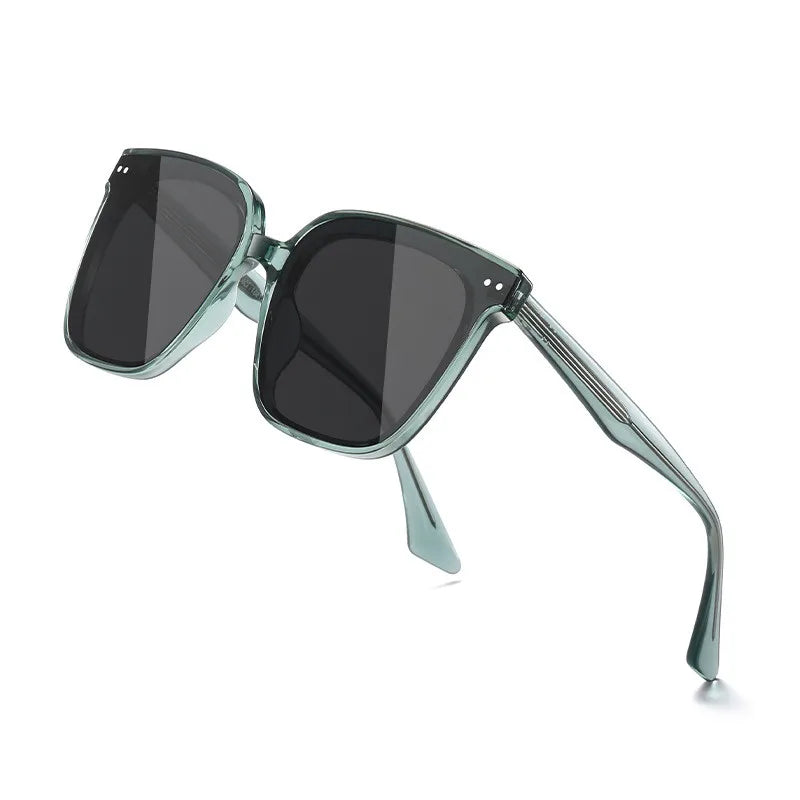 QSKY Vendor High-end Good Quality Luxury Sun Block Sunglasses Large square Frame Shades Sunglasses Dubery Polarized Sunglasses