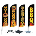 Open House Sale Custom Beautify Hairdressing Feather Flag Banner Car Wash Advertisement 'Cash for Now' Promotional Flags Banners