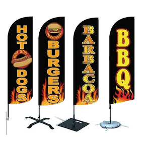 Open House Sale Custom Beautify Hairdressing Feather Flag Banner Car Wash Advertisement 'Cash for Now' Promotional Flags Banners