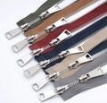 Hengda Factory Direct Wholesale Durable Eco-Friendly Metal Slider Brass Open-end Zipper 100% QC Pass Custom Color Model 5# Jeans