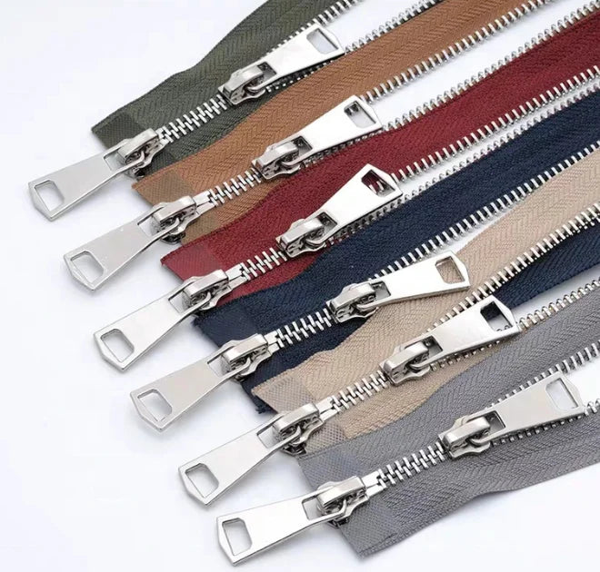 Hengda Factory Direct Wholesale Durable Eco-Friendly Metal Slider Brass Open-end Zipper 100% QC Pass Custom Color Model 5# Jeans