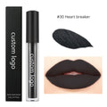 Private Logo Lips Makeup Non-Stick Cup Waterproof Long Lasting Matte Liquid Black Lipstick