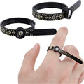 Wholesale JYC Custom Logo Reusable Jewelry Ring Measuring Tools UK US JP EU HK Finger Gauge Plastic Ring Sizer Magnifier
