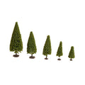 Miniature 1:85 Ho Scale Model Train Christmas Tree Plastic Pine Landscape Craft