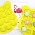 009 16 Hole Bear Shape Silicone Ice Tray. Home Diy Hand Make Tool Cartoon System Cake Mold