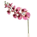 M022 9 Heads Dark Purple Yellow White Real Touch Orchid Flower Latex Silk Artificial Phalaenopsis Orchid for Wedding Home Decor MegaBDM
