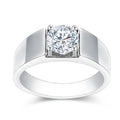 Messi Gems MSR-1033 18K White  Gold Round Shape Diamond   Women Jewelry