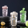 New Protein Powder Fitness Cup Milkshake Sports Water Bottle Summer Shaker BPA FREE clear Summer Lemon Travel  Sport Plastic Mug