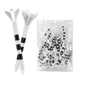 Yopral Reusable Unbreakable Promotional Items Plastic Driver 2 3/4 and 2 1/8 Golf Tees with Line Markers Custom Color & Logo