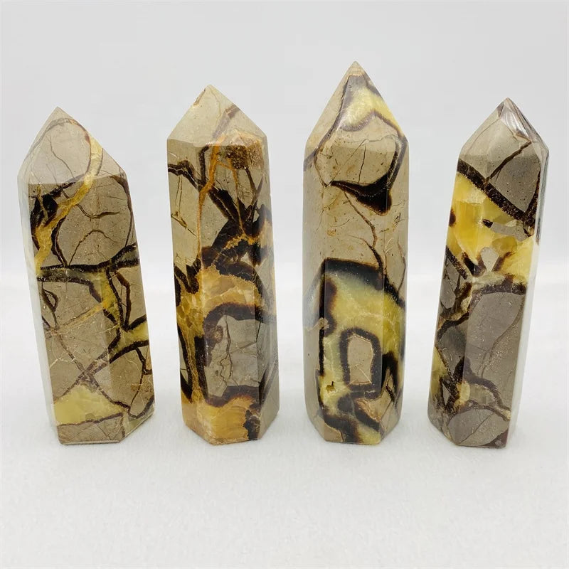 Wholesale Natural Septarian Points Crystal Tower Septarium Tower for Decoration