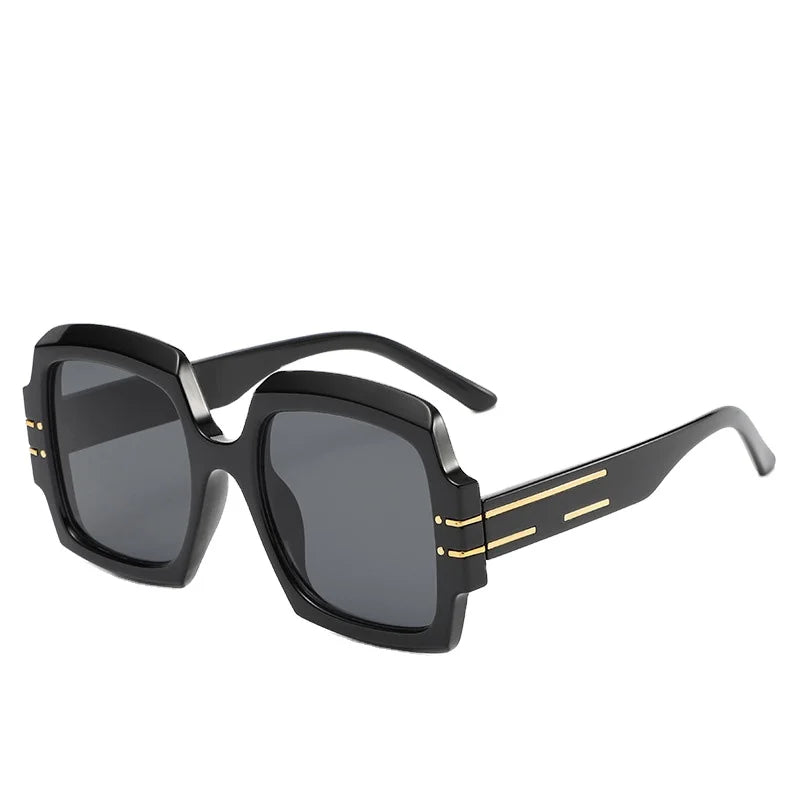 2022 Retro Sun Glasses Modern Vintage Square Design Fashionable PC Frame Sunglasses for Men and Women