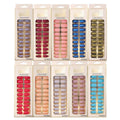 Long Ballerina Luxury French Articificial Press-On Nails Square Design False Manicure with Luxury Finish for Fingers