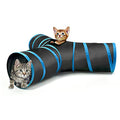Interactive Eco-Friendly Cloth Cat Tunnel Toy 2/3/4/5 Tube Tunnels Extensible Collapsible Cat Play Tent Kitty Rabbit Small