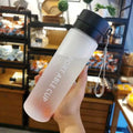 2023 Wholesale 600ml 800ml Big Capacity Plastic Drinking Juice Milk Water Bottle Custom Logo Plastic Clear Frosted Water Bottles