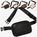 Wholesale Adjustable Crossbody Fanny Pack Unisex Waterproof Chester Bag Custom PU Leather Waist Bag With Logo