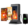 Innovative 7" Lcd Double Screen Android WiFi Free CMS Remotely Control Smart Tabletop Digital Advertising  Menu Charging Display