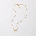 Women Cute Stainless Steel Round Ball Chain Necklace with Round Ball Pendant
