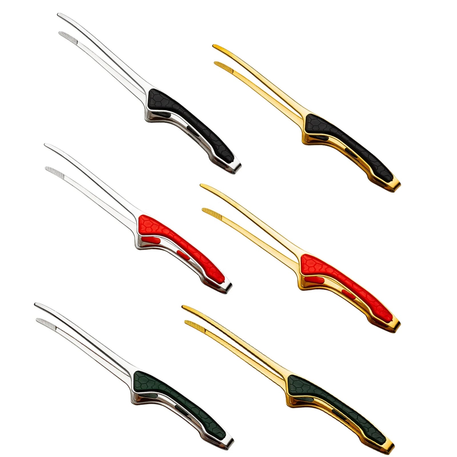 New Durable Anti-scalding Anti-slip Stainless Steel Korean Barbecue Clip Korean Steak Buffet Restaurant Clip Kitchen Gadgets