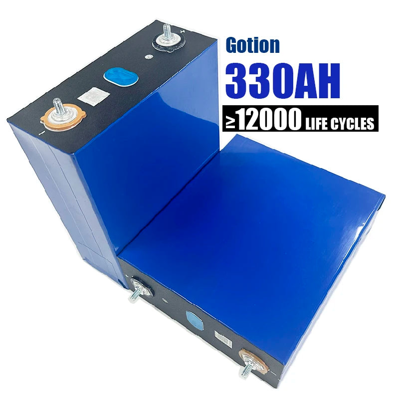 Gotion 314Ah 330Ah 360Ah Grade a DDP Lifpo4 Europe 280AH 340 330 350 314 Ah Marko Test Cornex/Gotion 340Ah Lifepo4 Battery Cells