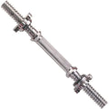 1 Inch Standard Dumbbell Bar Single Piece with Steel Weights Plates for Bicep Curls Presses Power Lifting