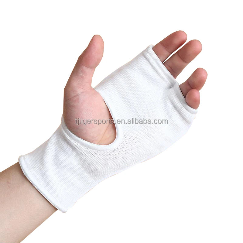 Custom Logo Martial Arts Sparring Gear Cloth Knitting Taekwondo Arm Guard Boxing MMA Sanda Wushu Karate Glove