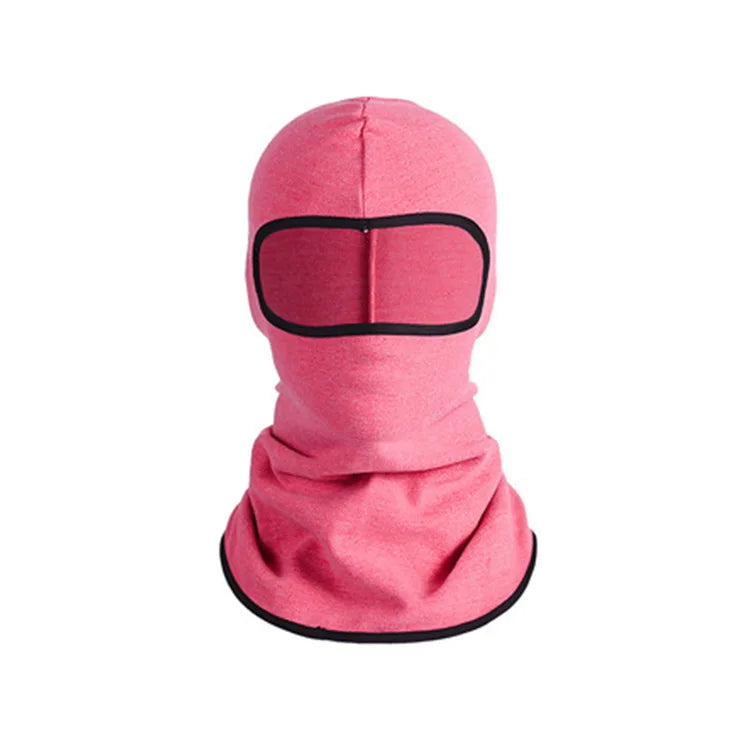 Windproof Full Face Balaclava Hood Custom Logo Winter Warm Sports Fishing Plain Image Headwear Polyester Puff Printing Beach