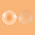 Reusable Nude Color Silicone Adhesive Nipple Cover Without Glue for Large Breast