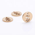 GP Wholesale 14k Gold Filled US Dollar Charms for Permanent Jewelry Making Findings
