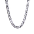 Hip Hop Geometric Necklace Anti Allergy Plated Necklace Durable Stainless Steel Necklace for Women Man