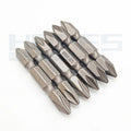 Double Ends Phillips Ph1 Ph2 Screwdriver Bits with Length 50 75 100 150 200 250 300 350 400 500mm for Cross Screw Bolt