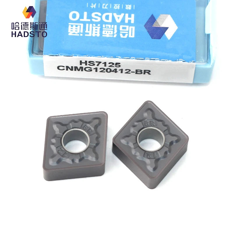 HADSTO CNC Tungsten Carbide Inserts CNMG120408 HS7125 Universal Material Processing Cutting Custom OEM Support