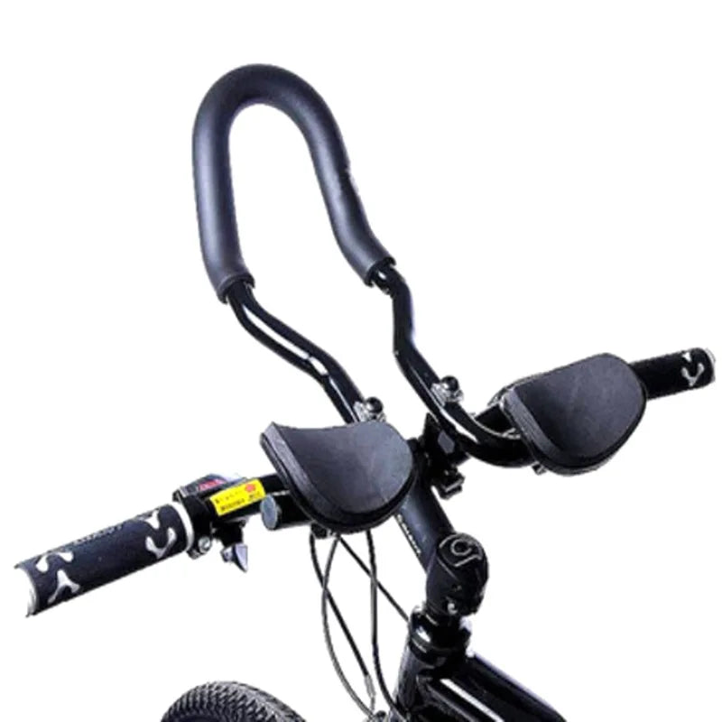 Custom Stable Bicycle TT Rest Handlebar Aluminum Alloy with Sponge Cushion Relax Split Vice Bike Handlebars