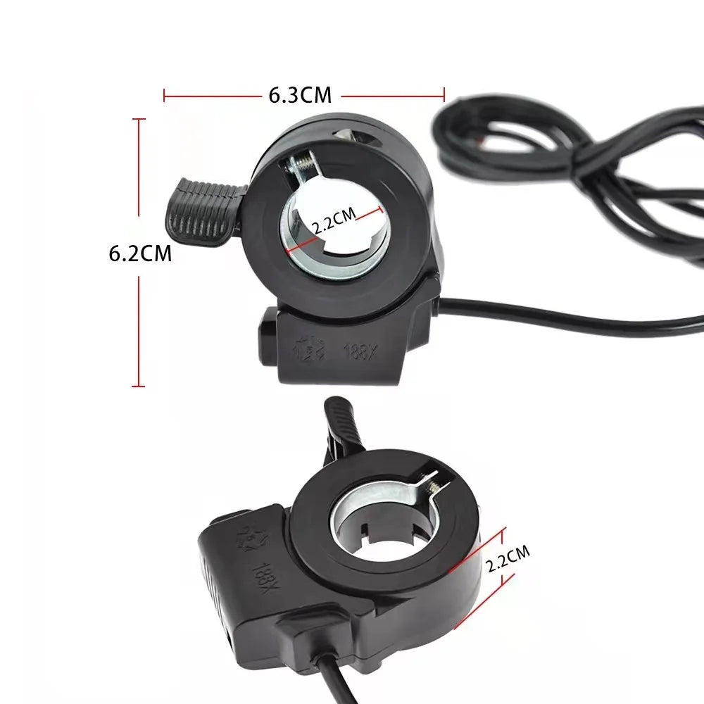 24v 36v 48v Electric Bicycle Accelerator Wuxing 188x Thumb Throttle for E-bike