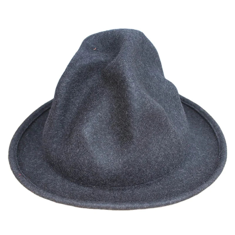 Chic Unisex Wool Felt Fedora Hat 6 Colors-Volcano Mountain Dress for Men Women for Parties Character Inspired Men Mountie Hat