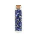 DIY Crystal Gemstone Perfume Bottle Glass Essential Oil Gemstone Lapis Lazuli Roller Ball Bottle Semiprecious Stone Crafts