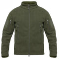 Wholesale Custom Micro Polar Fleece Zip Jackets for Men Full Zip up Company Uniform for Outdoor Staff Winter Season